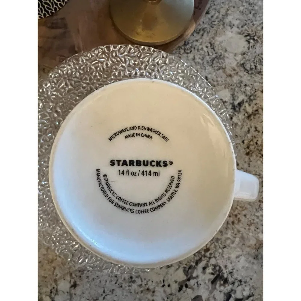 Starbucks  Winter Trees  Mug 14 oz